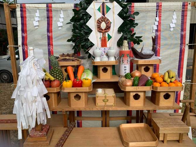 埼玉県三郷市S様邸新築工事は地鎮祭です。