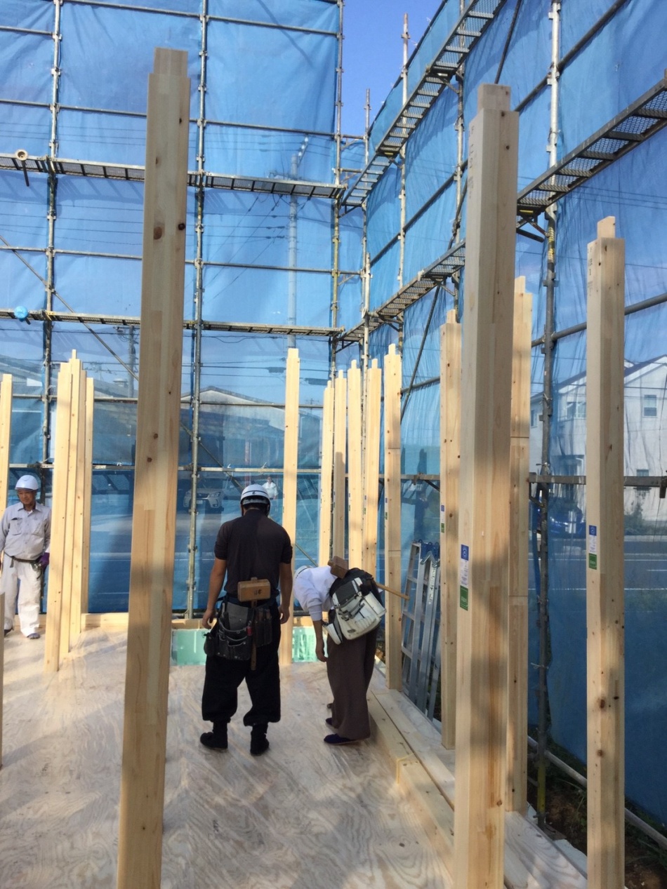 流山市Y様邸は上棟しました。松井産業