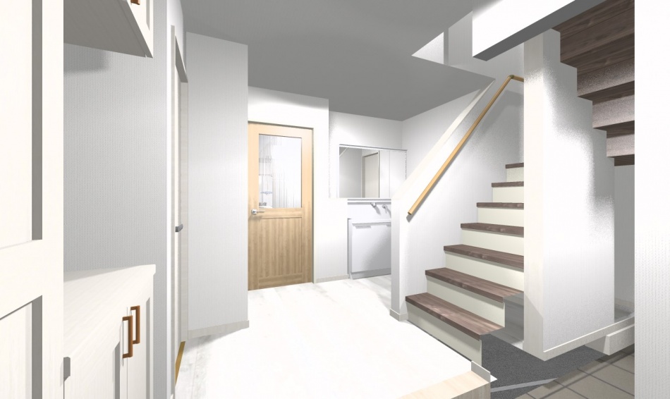 埼玉県越谷市K様邸注文住宅新築工事は完成見学会を行います。