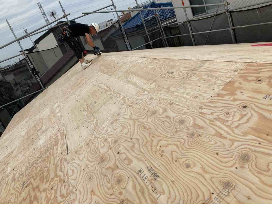 埼玉県三郷市K様邸注文住宅新築工事は上棟いたしました。