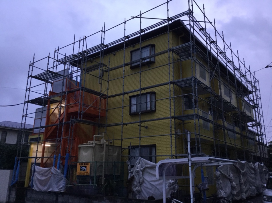 台風養生です。松井産業