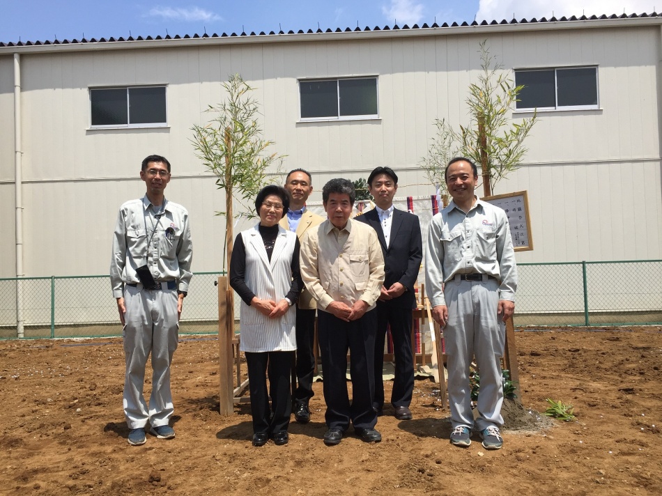 【埼玉県三郷市】Y様邸「工場併用の夏涼しく冬あたたかい高性能な省エネ住宅」工事地鎮祭でした。