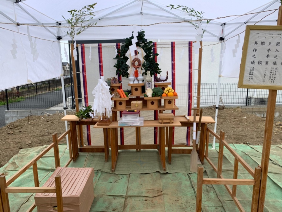 吉川市美南Y様邸は地鎮祭を行いました。