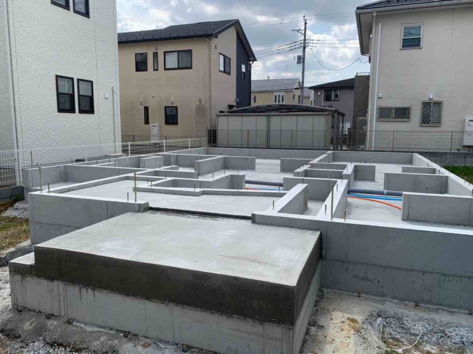 【埼玉県三郷市】S様邸注文住宅新築工事は基礎工事が完了しました。