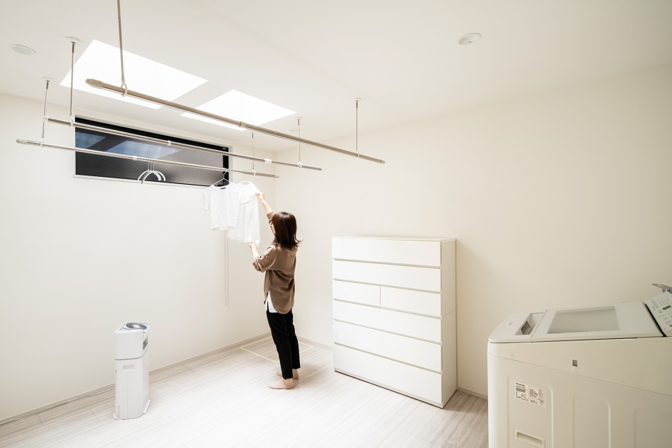 東京都墨田区T様邸ガレージハウスのランドリールーム