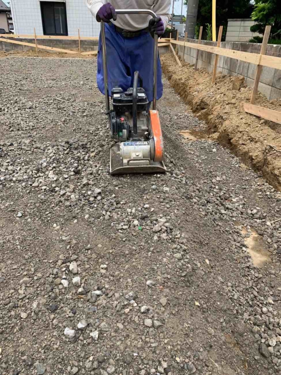 埼玉県三郷市H様邸注文住宅新築工事は基礎工事着工です。