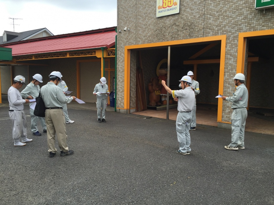 第313回安全パトロールを行いました。松井産業