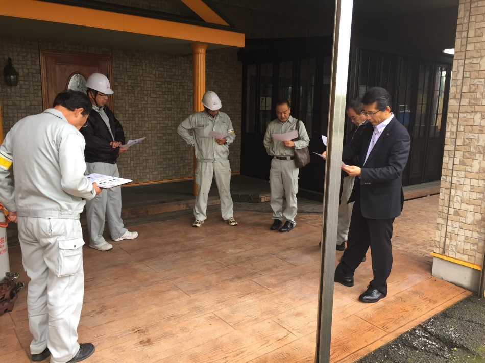 安全パトロールを行います。第332回目です。松井産業