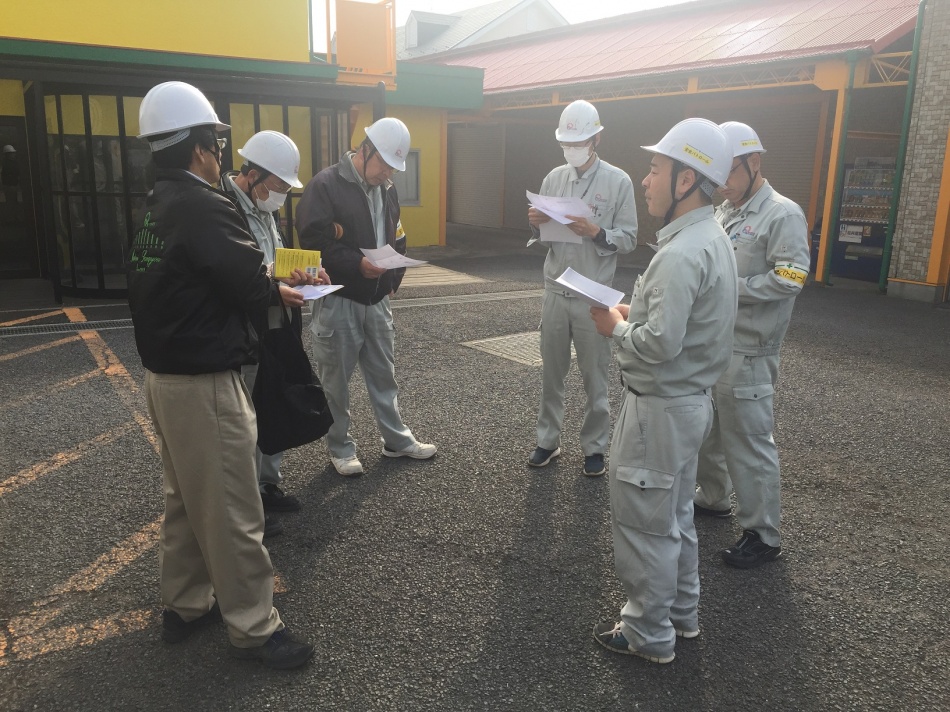 毎週恒例の安全パトロールを行いました。