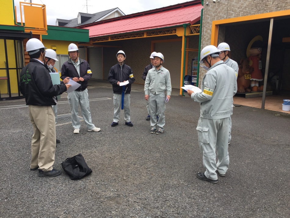 毎週恒例の安全パトロールを行いました。松井産業