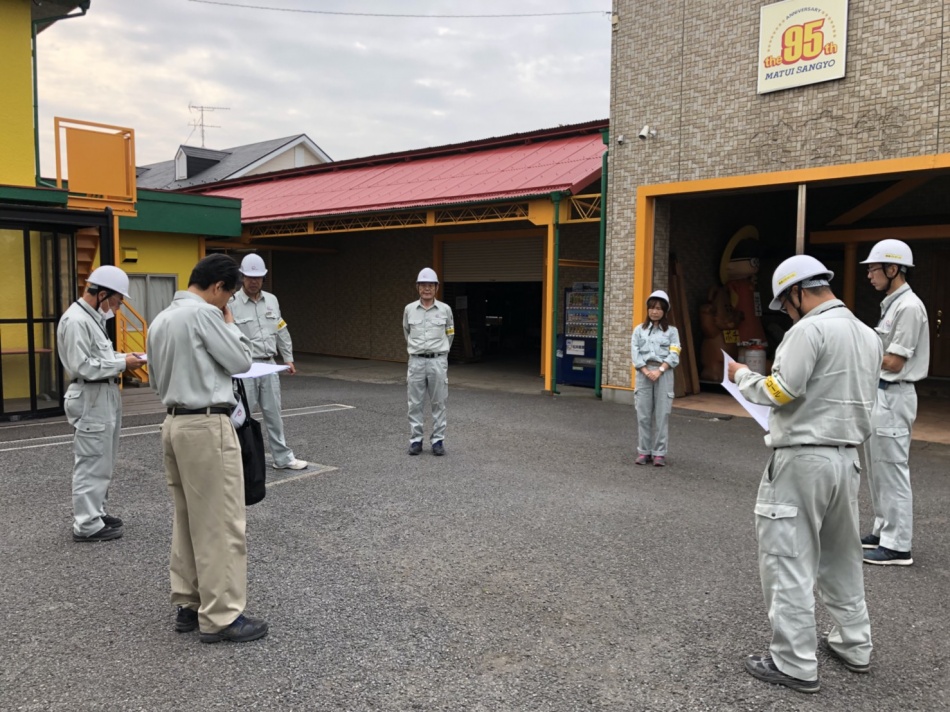 毎週の安全パトロールを行いました。