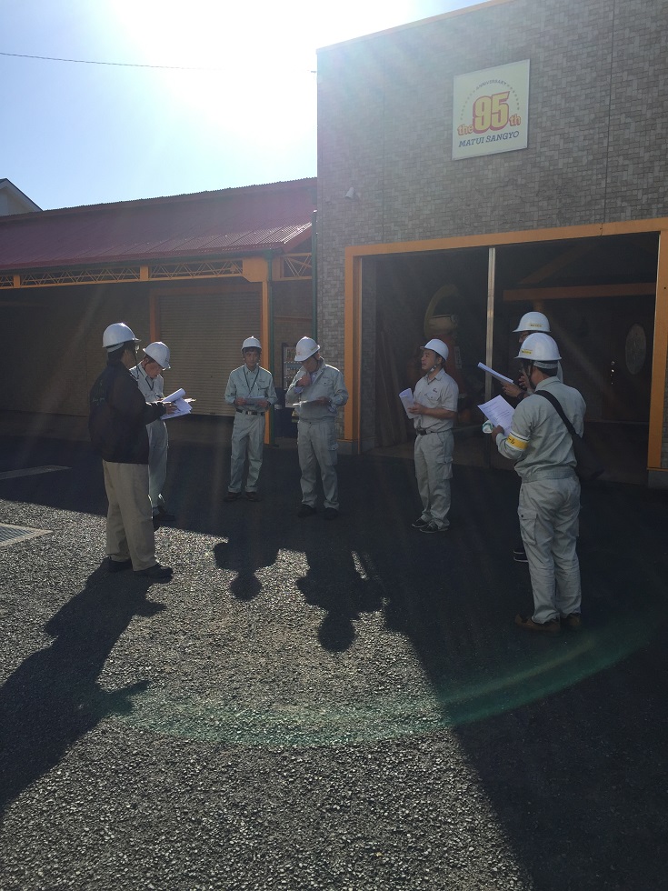 毎週行っている安全パトロールを行いました。