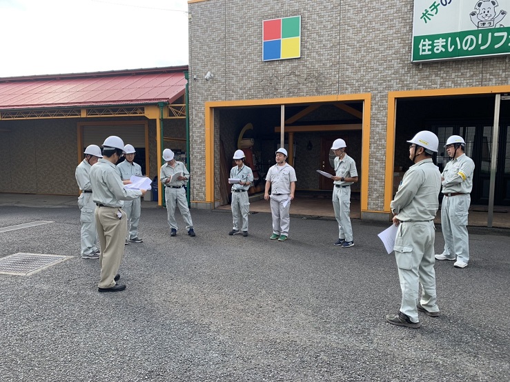 第435回目安全パトロールを行いました。松井産業