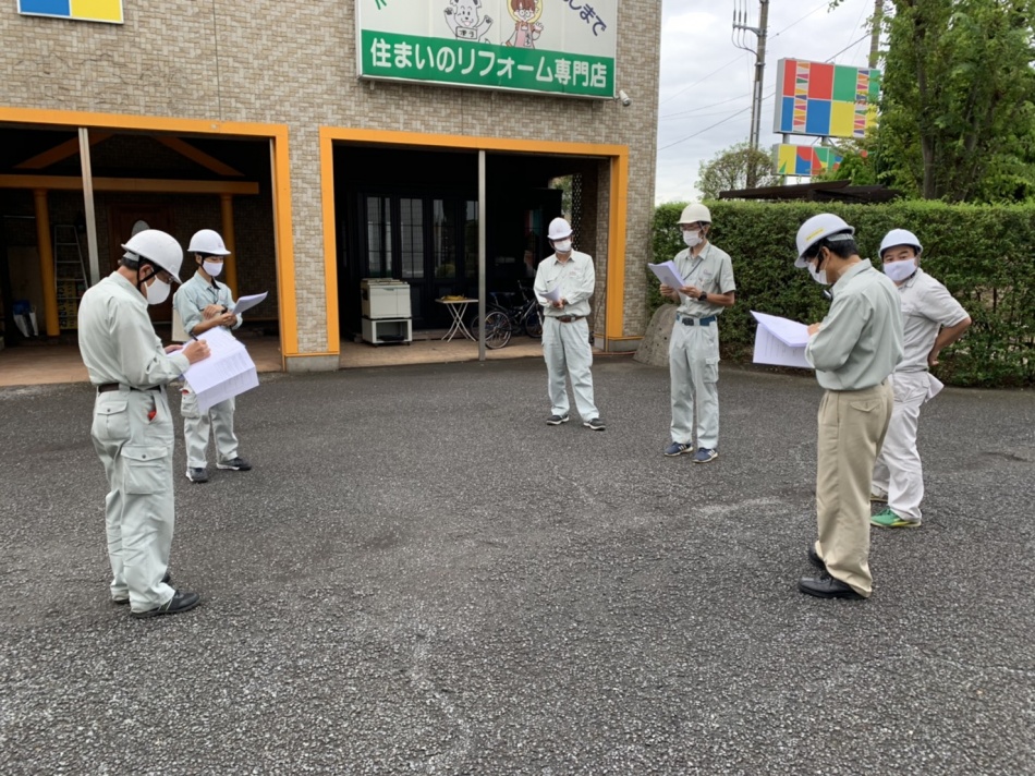 第489回目の安全品質パトロールを行いました。