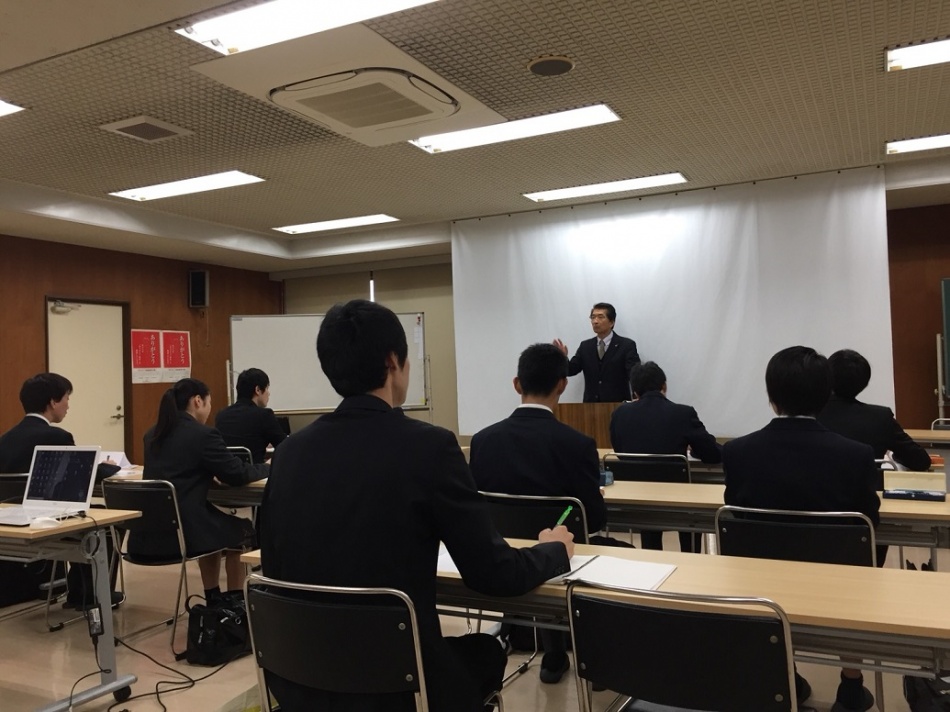 松井産業2019年度の内定式でした。