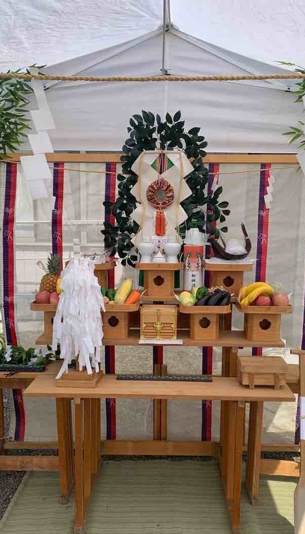 埼玉県三郷市S様邸注文住宅新築工事は地鎮祭を行いました。