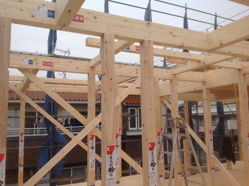 【千葉県柏市】T様邸新築工事は上棟でした。松井産業株式会社 イシンホーム三郷店