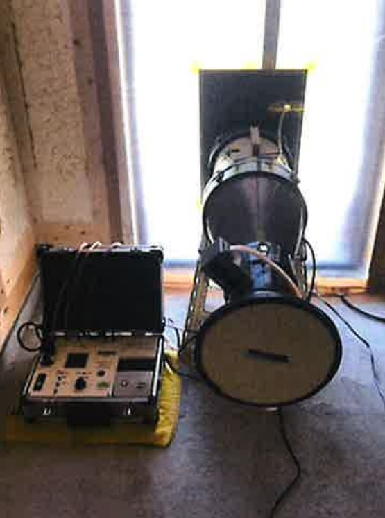 埼玉県三郷市A様邸注文住宅新築工事は気密測定を行いました。