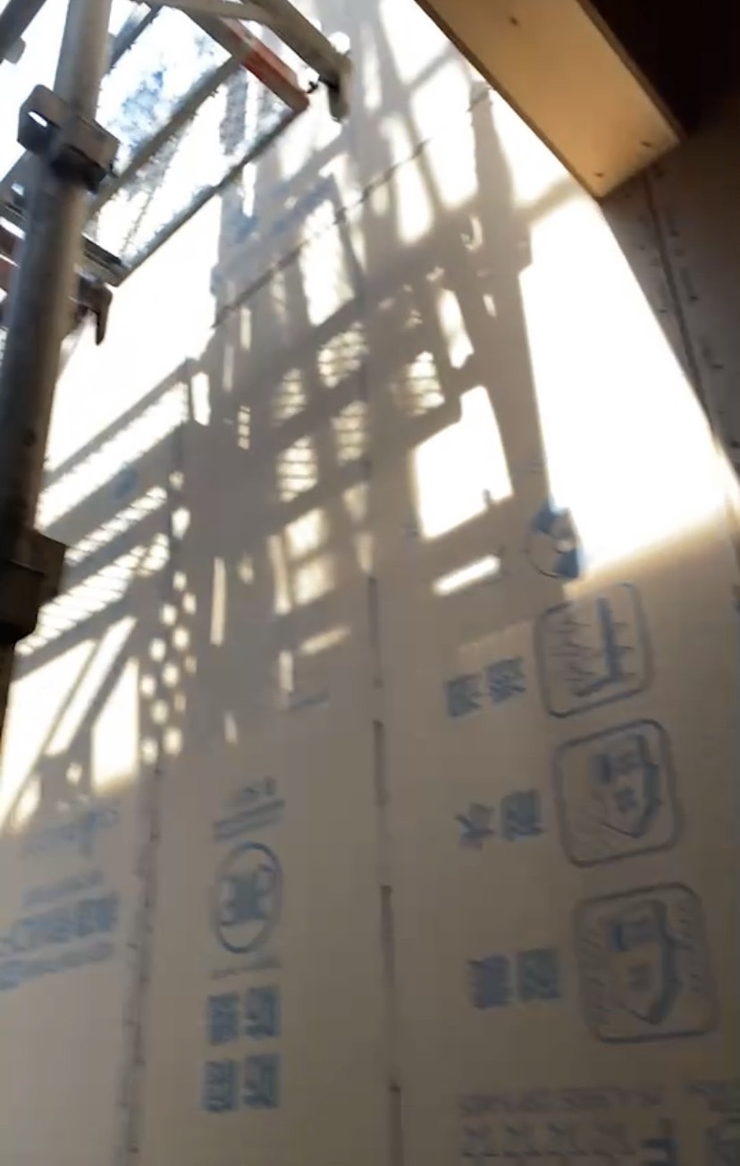 埼玉県三郷市H様邸注文住宅新築工事は構造用パネルを施工しました。