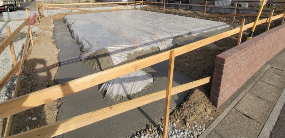 【埼玉県吉川市】S様邸注文住宅新築工事は基礎工事を行いました。