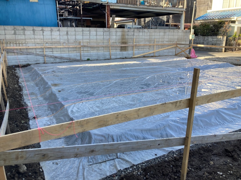 【埼玉県八潮市】M様邸注文住宅新築工事は基礎工事です。