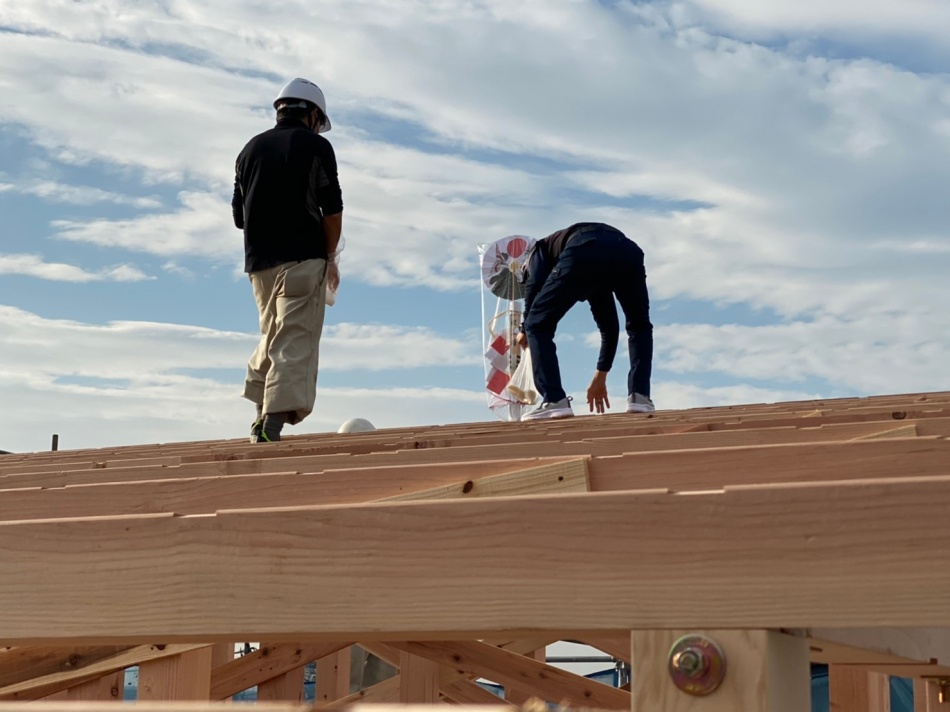 【吉川市】Y様注文住宅新築工事は上棟しました。