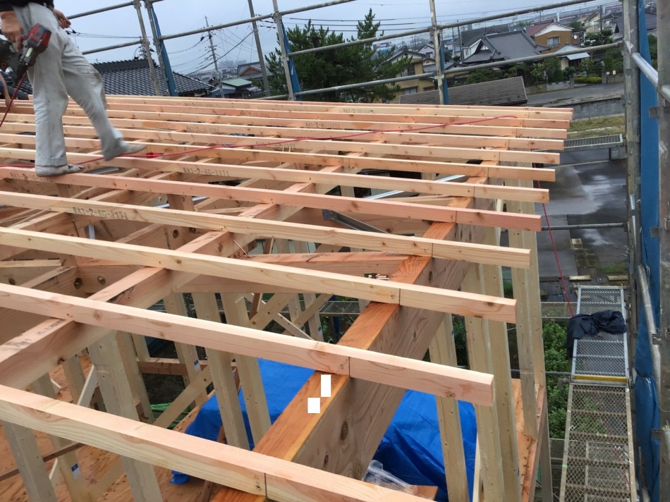 【埼玉県三郷市】Y様邸注文住宅は上棟です。