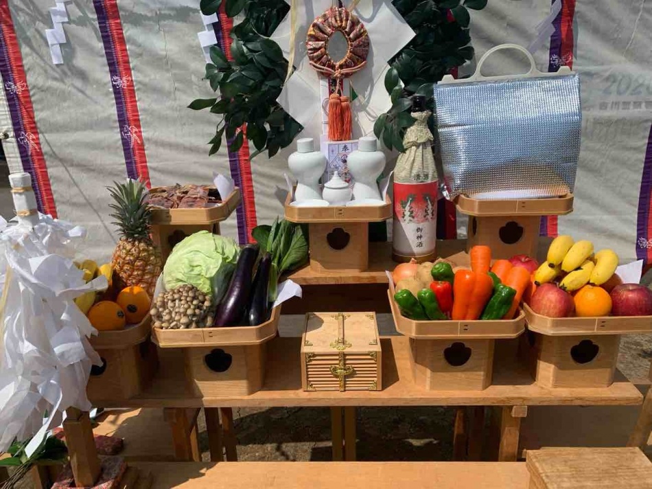 埼玉県三郷市A様邸注文住宅新築工事は地鎮祭でした。