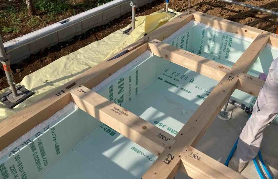 埼玉県三郷市I様邸注文住宅新築工事は基礎断熱工事を行いました。