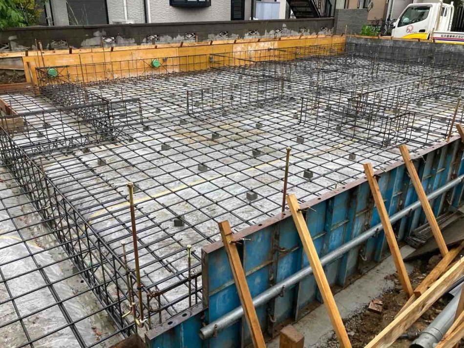 【埼玉県吉川市】N様邸注文住宅新築工事は配筋検査を行っています。