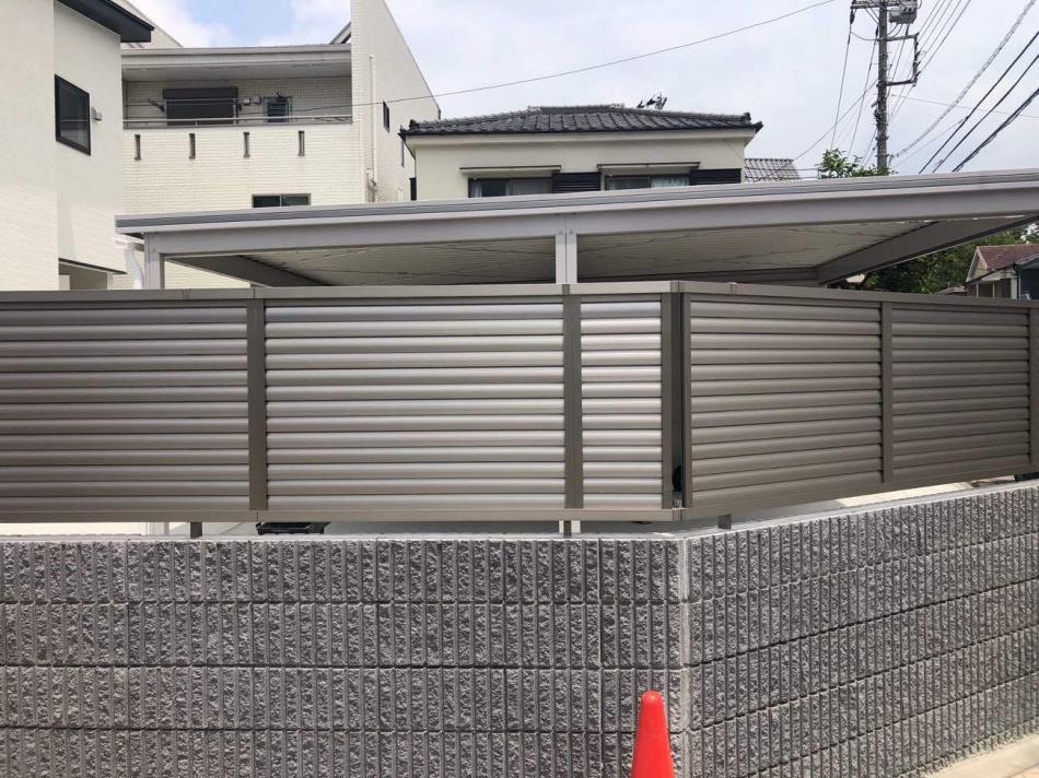 東京都足立区S様邸注文住宅新築工事は外構工事が完了しました。