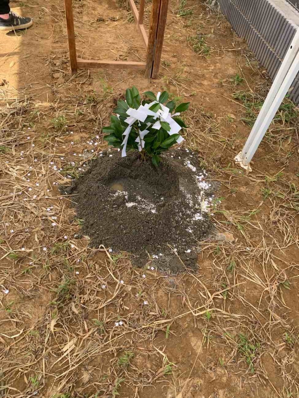 千葉県柏市M様邸注文住宅新築工事は地鎮祭でした。