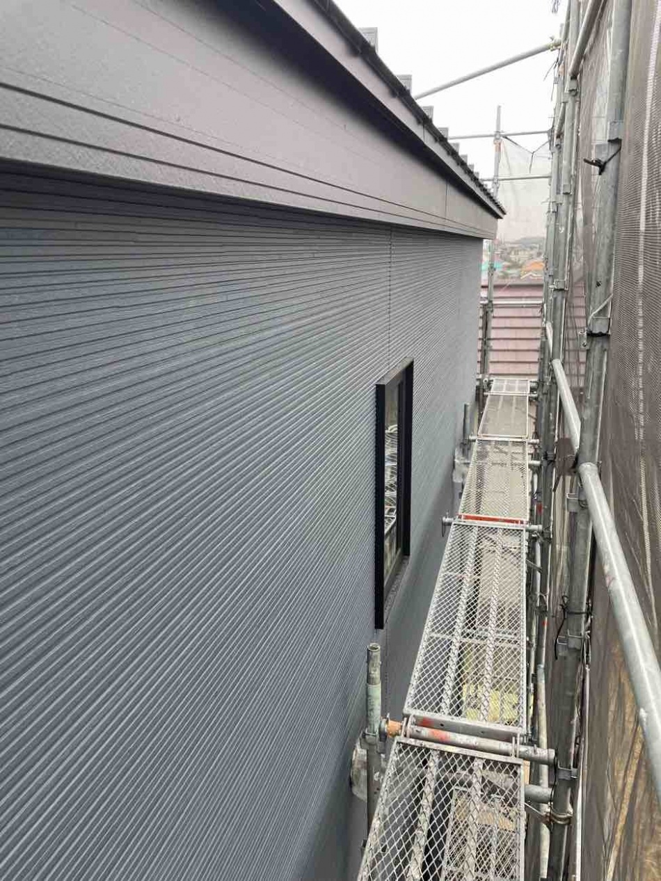 【千葉県柏市】M様邸注文住宅新築工事は外壁サイデイング工事です。