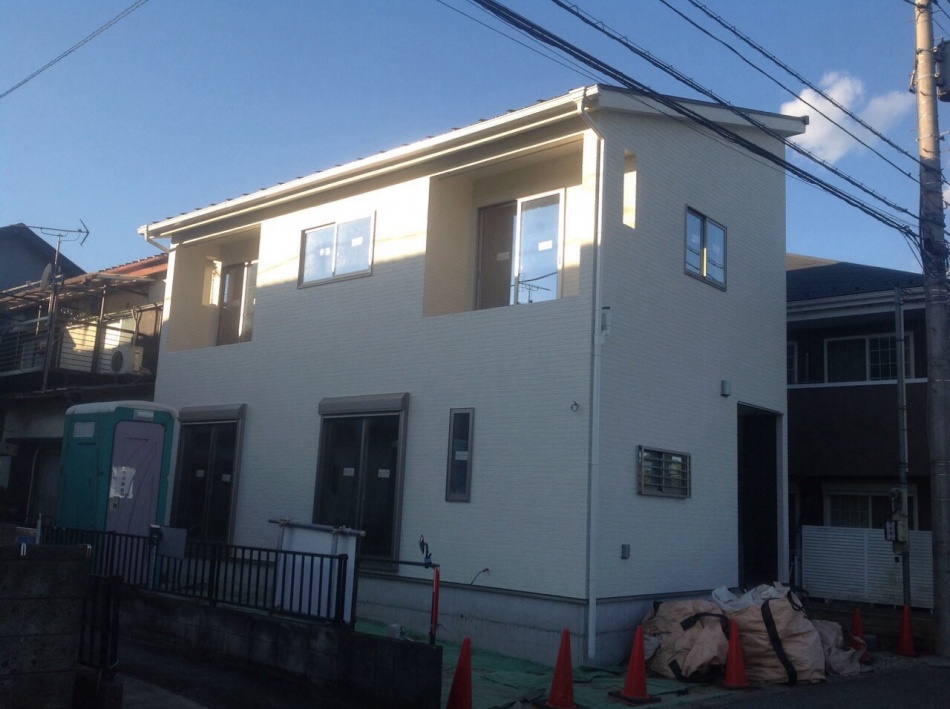 【埼玉県吉川市】K様邸新築工事は足場を解体し外観が見えるようになりました。松井産業株式会社 イシンホーム三郷店
