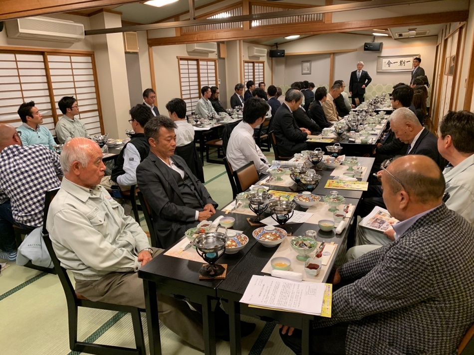 協力業者会の忘年会でした。松井産業