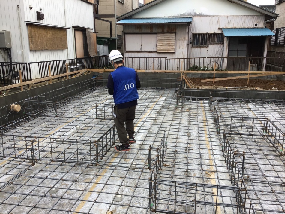 吉川市T様邸は鉄筋組みを行い配筋検査を行いました。
