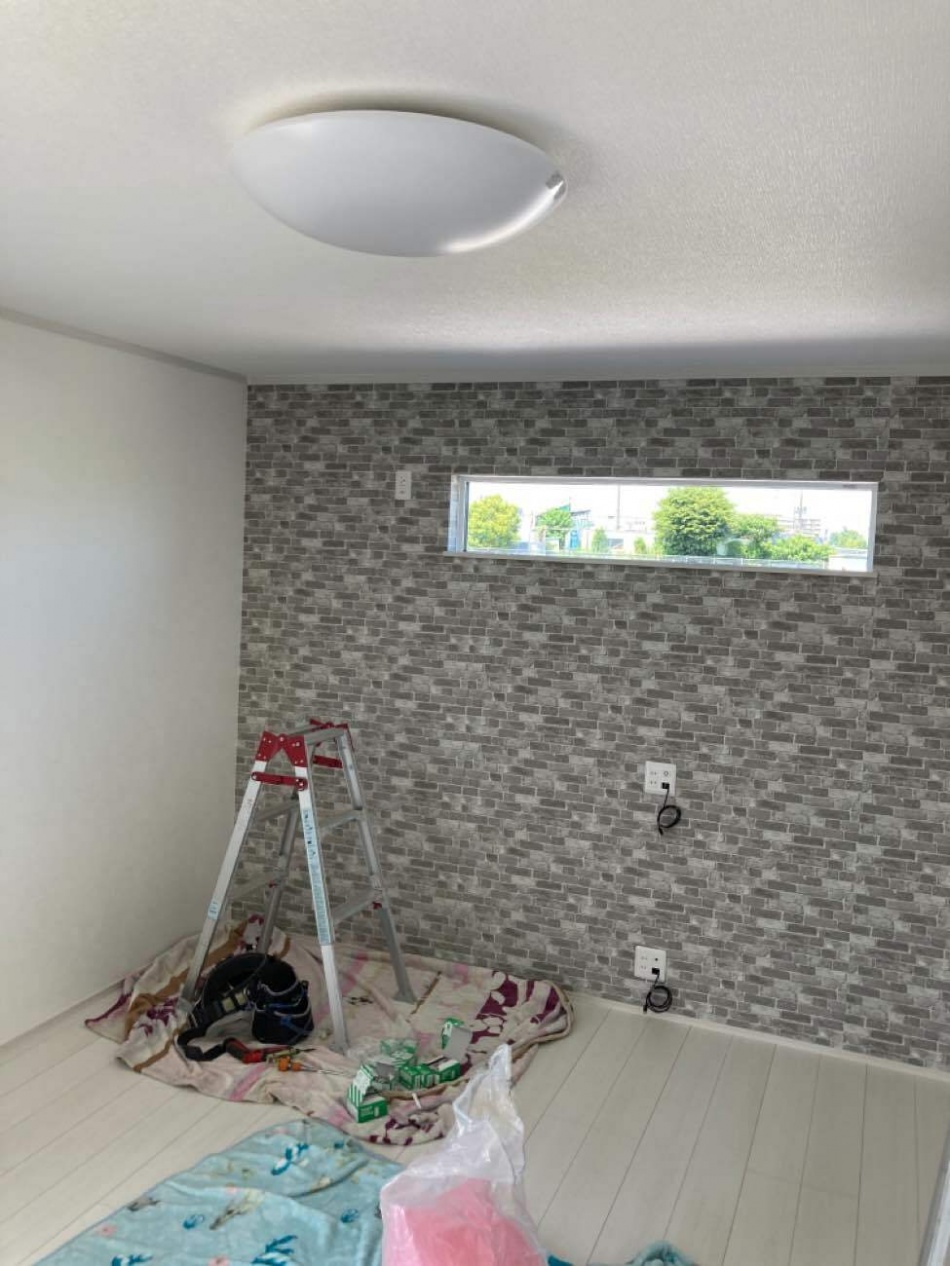 埼玉県三郷市U様邸注文住宅新築工事は内装工事が完了しました。