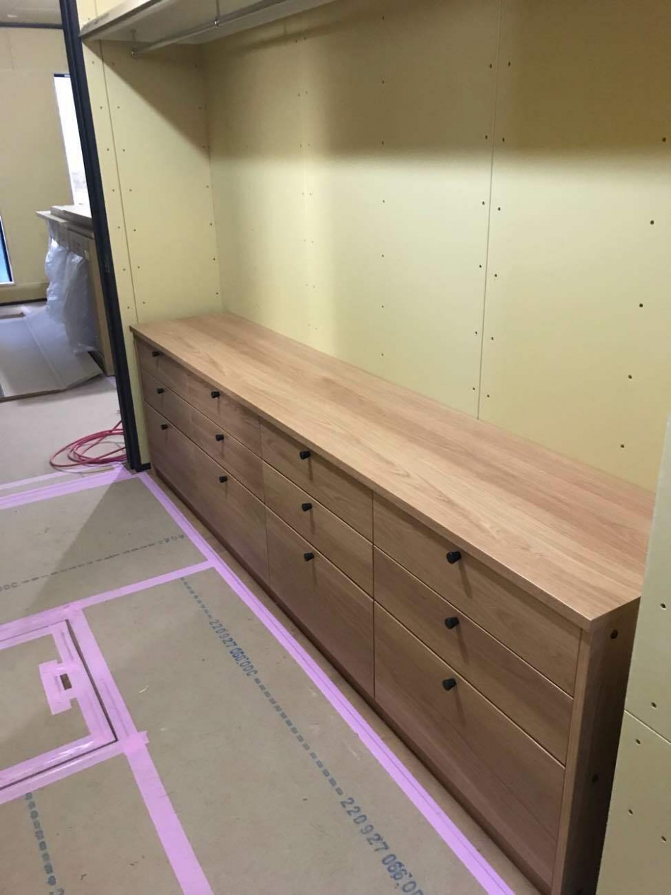 埼玉県久喜市T様邸注文住宅新築工事は収納家具造作工事を行っています。