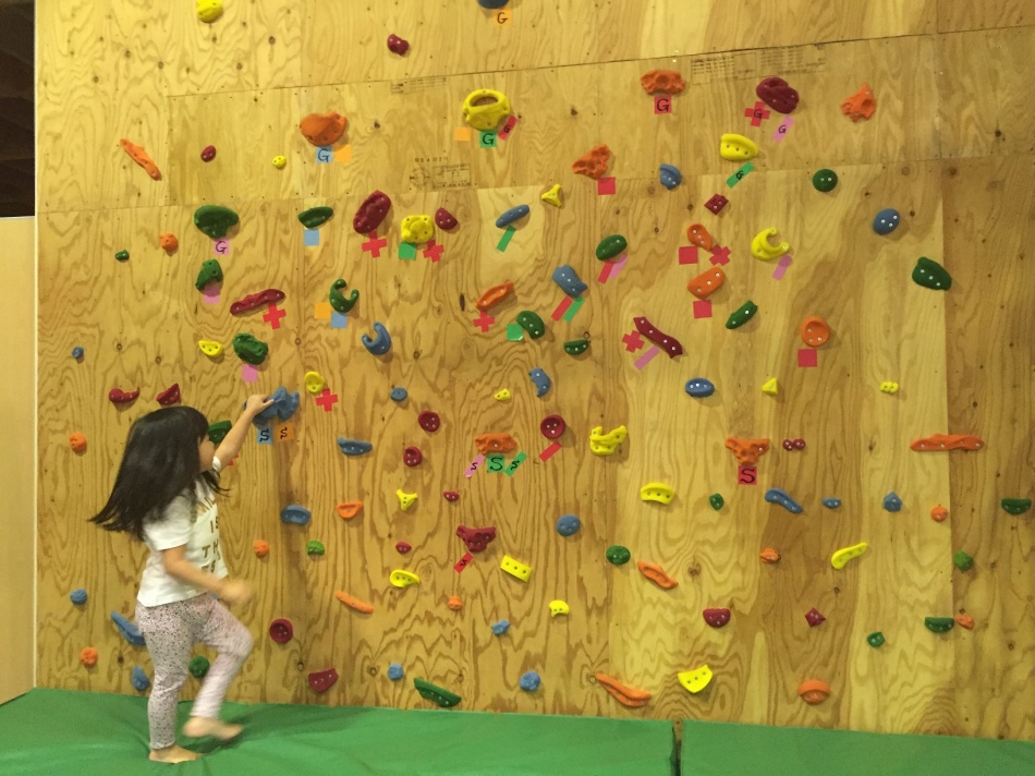 リフォーム館のボルダリングスペース