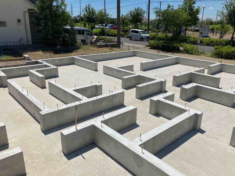 埼玉県吉川市Y様邸注文住宅新築工事は基礎工事が完了しました。