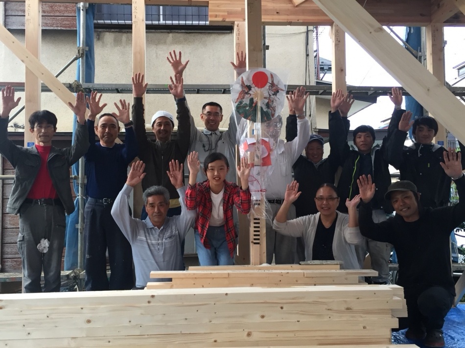 三郷市I様邸は上棟いたしました。松井産業