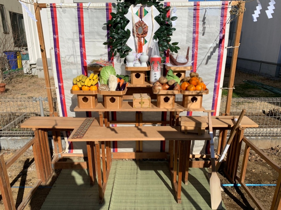 埼玉県三郷市Y様邸注文住宅新築工事は地鎮祭でした。