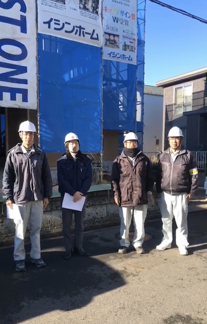 野田市T様邸は上棟後の社内検査をしました。