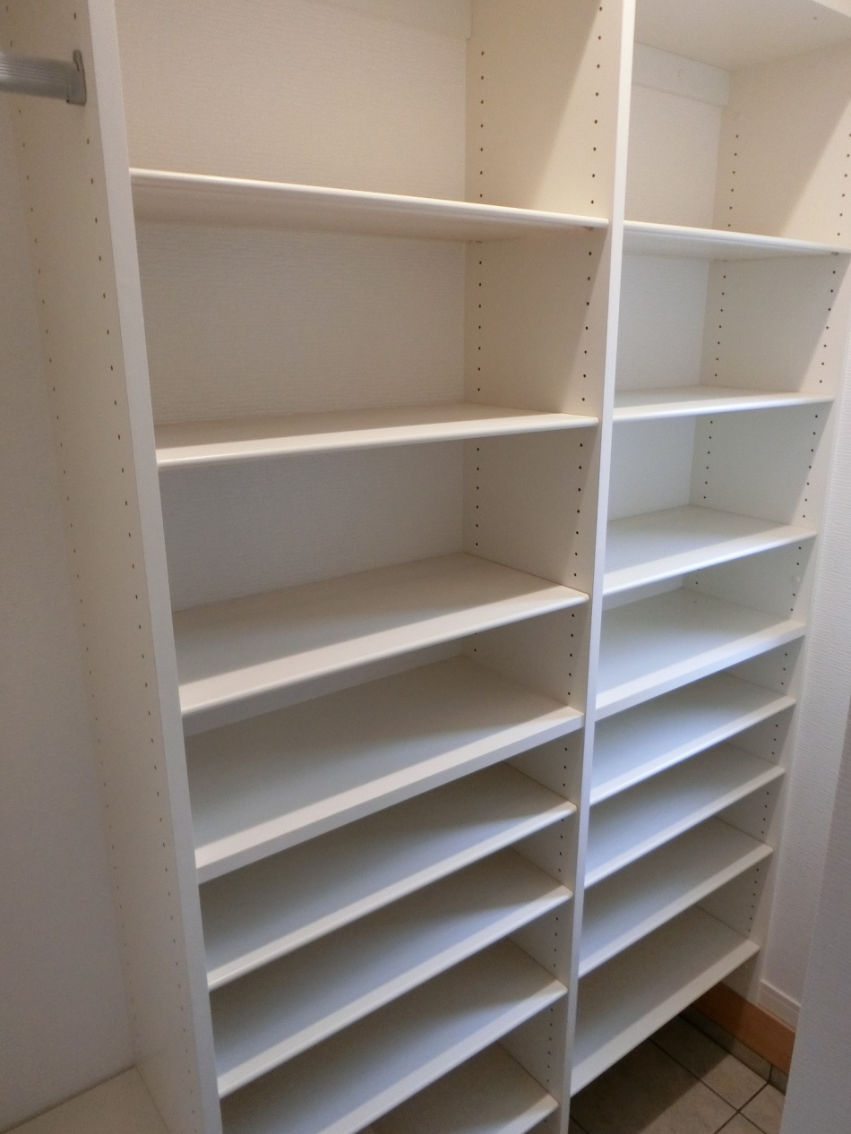 イシンホーム自慢の大容量シューズクロークです。