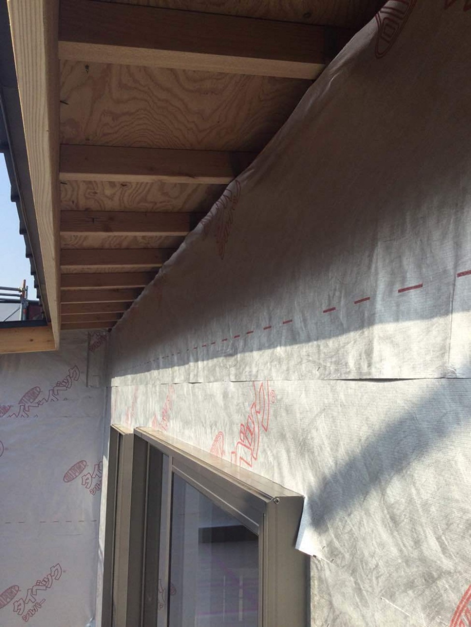 【埼玉県三郷市】S様邸ガレージハウス新築工事はタイベックシルバーを施工しました。