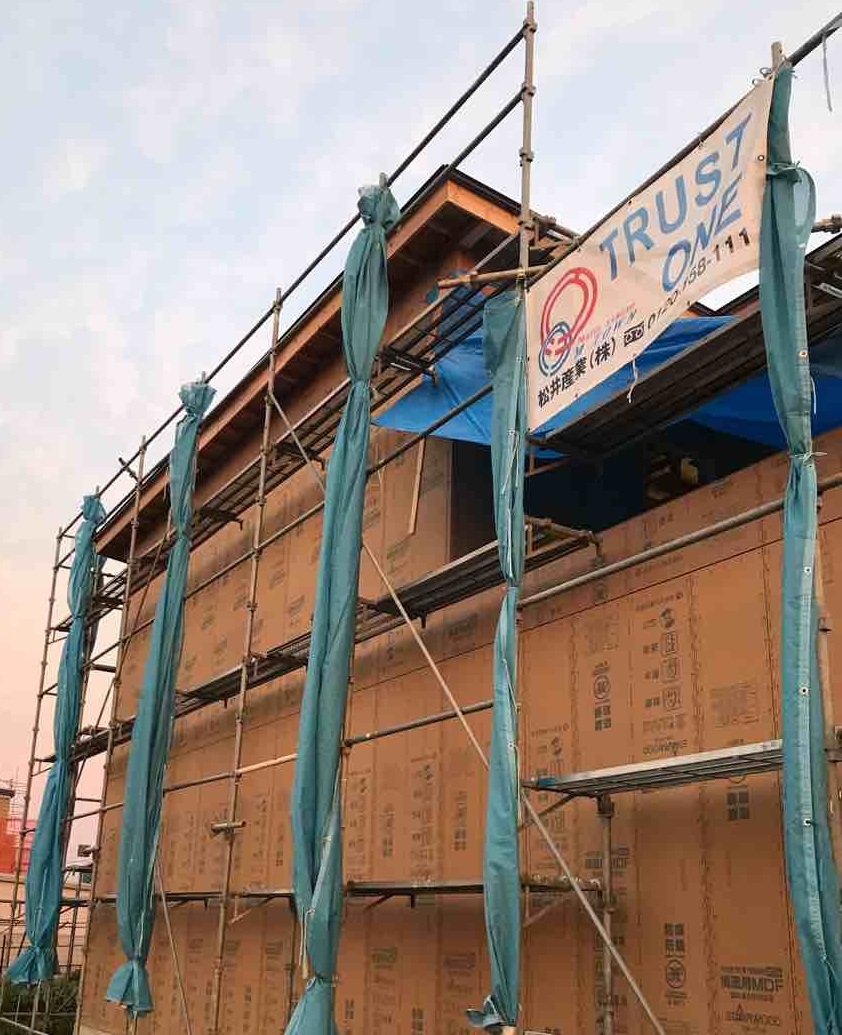 【埼玉県三郷市】U様邸は外周部パネルを施工しました。