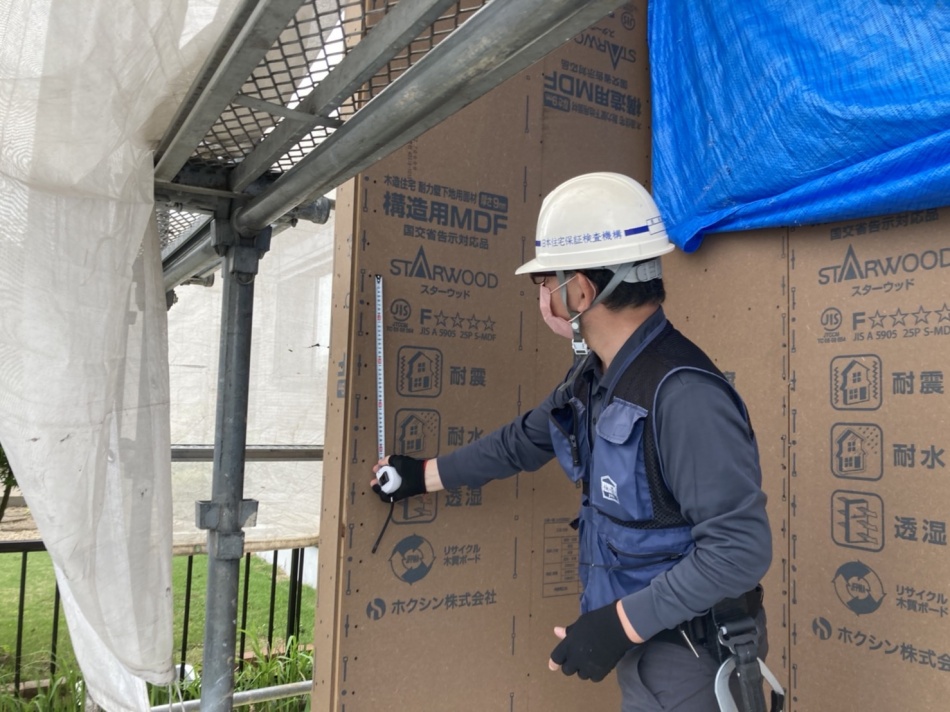 千葉県柏市O様邸は第三者機関による躯体チェックを行いました。