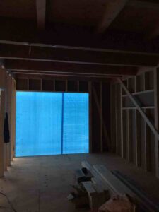 埼玉県三郷市Y様邸雨養生をしました。