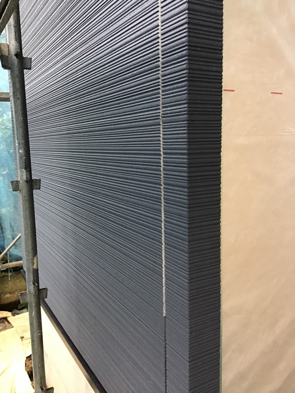 埼玉県吉川市I様邸は外壁サイデイング工事を行っています。