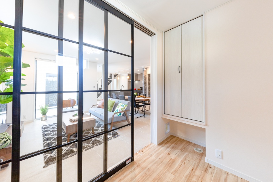 千葉県流山市N様邸リビングに隣接したワークスペース